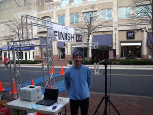 Triathlon Trial Lawyer Doug Landau was runner up in his age group at the Reston Town Center New Year's Day 5k road running race