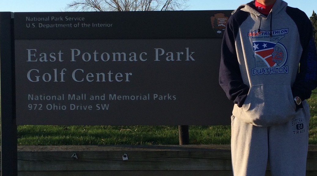 After a "cool down" jog around the Haynes Point golf course, Herndon injury lawyer Doug Landau was all smiles at the PVTC 5km road race