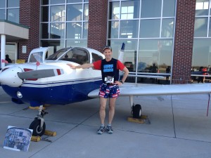 On the AOA, touching an aircraft AND then sprinting around the runway - without being chased by TSA officers - this was a great day for Doug Landau !