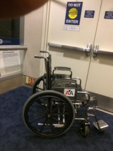 Airport wheelchair