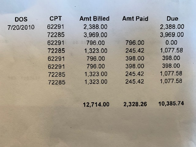 insurance bill