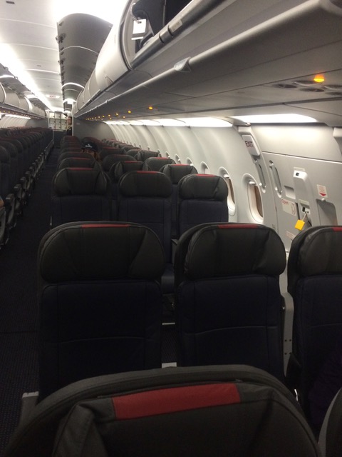 empty airplane seats