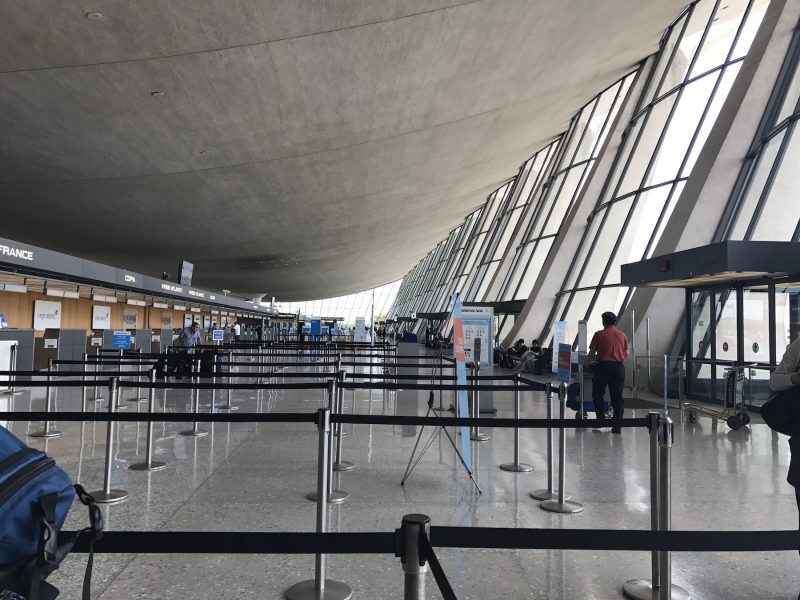 Check In at Dulles International Airport