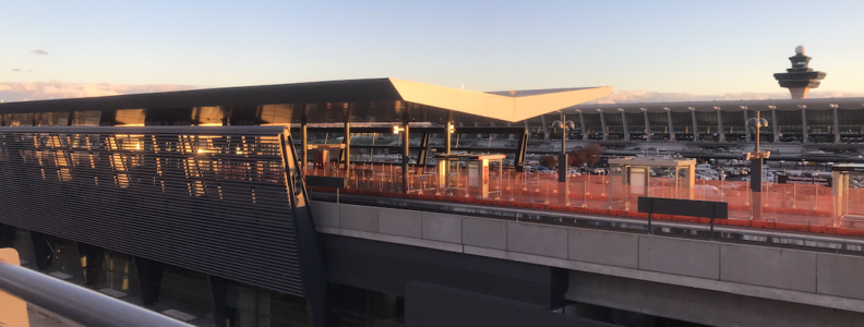 silver line metro at dulles airport