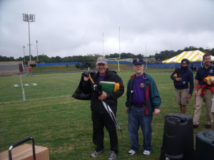 Drs. Thomas Fleeter and Dennis Sager, provide medical support at the Reston Triathlon