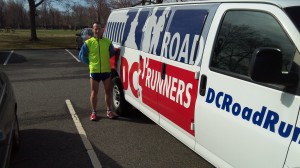 DC Road Runners Club member, lawyer and Age Group winner Doug Landau after completing the Fort Hunt 10km in Alexandria Sunday, where the Herndon sports injury attorney averaged 6:40/mile for 6.2 miles