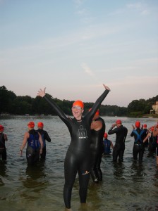 Usually excited for the swim to get underway, Reston triathletes will not compete in Lake Audubon this weekend due to safety issues