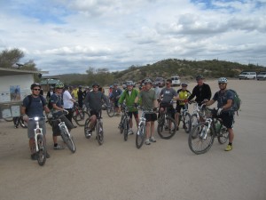 Top trial lawyers from around the country took part in the "Wheels of Justice" mountain bike ride