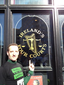 Wearing the green, Herndon lawyer Doug Landau had the best time at Ireland's Four Courts in Arlington; the music, costumes, friendliness and challenging race course all made for a top event.