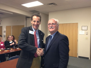 Herndon injury lawyer Doug Landau gets to meet keynote speaker Dr. Jeffrey Barth at the Brain Injury Services Bi-Annual Conference on Brain Injury in Children and Adolescents, where this highly regarded reserarcher discussed the findings of the Brain Injury and Sports Concussion Institute at the University of Virginia School of Medicine