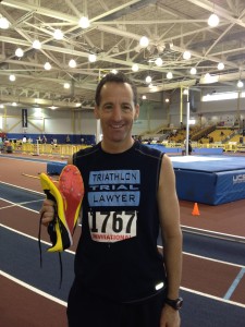 In order to be prepared for the US Masters National Indoor Track & Field Championships the end of March, Herndon injury lawyer Doug Landau tested his fitness at the Prince George's Sportsplex Masters Championships next to FedEx Field in Landover, Maryland.