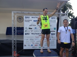 At the ALS runs for Lou Gehrig's Disease in Coconut Grove, Florida, Herndon injury lawyer Doug Landau won his age group in the 5km race