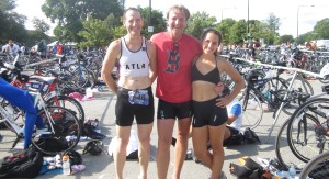 Triathlons with friends are a fun way to keep fit