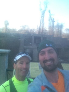 Doug Landau & Zachary Horowitz ran the 2014 DCRRC Fort Hunt Park 10 km.