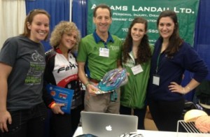 Katie Lupo, Cindy Revesman, Doug Landau, William & Mary Students Nicole and Amanda