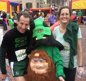 Faster by a hair, Lisa Landau Carnoy bested her older brother, Herndon injury lawyer Doug Landau at the Reston Town Center Lucky Leprechuan 5km St. Patrick's Weekend