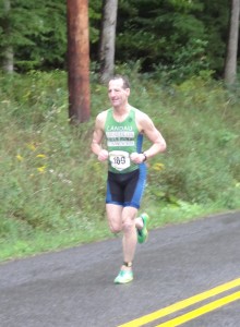 Rain and wet roads lead to slower times at the Maryland Triathlon Series race at Deep Creek Lake Park