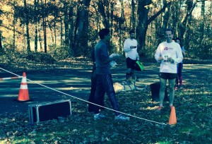 The Veterans Day 11km at Burke Lake Park raised money for the Wounded Warrior Project. Doug Landau won the over 50 division