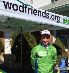 Friends of the W&OD Trail hosted a safe, fun event Sunday at the Falls Church American Legion Hall. Herndon W&OD Trail user Doug Landau won the 50-59 age group and then ran to the East Falls Church Metro Station to take the Silver Line to the Reston Wiehle Station near the Law Shop