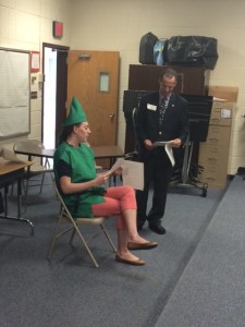 None other than Robin Hood stood trial for assault and theft at Crestview Elementary School in Herndon, VA.