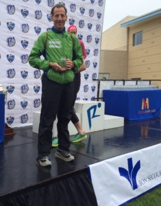 Athletes Lawyer Doug Landau came in 3rd place in his age group on a cold day in Richmond.