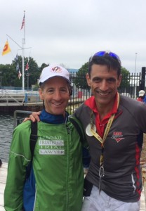 USAT CEO Rob Urbach rolled up his sleeves and helped pull athletes out of the frigid waters of Lake Michigan at the Olympic Distance National Championships