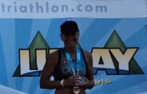 Winning her age group made Gail Waldman a Regional Sprint Triathlon Age Group Champion.