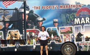 Three time Marine Corps Marathon Triathlon Grandmaster Champ Doug Landau suggests everyone visit the National Marine Corps Museum, just of I-95, in Triangle, Virginia