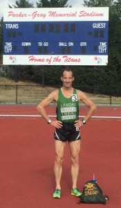 At the Potomac Valley Games 5,000 meter run at T. C. Williams High School track, Doug Landau managed to win his age group and finish mid-pack before driving up to NYC and CT to see family over the Labor Day Holiday weekend.