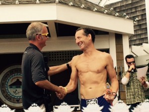 Racing against athletes half his age, lawyer Landau almost copped first prize in Bethany Beach, Delaware's annual "First Responders" DUathlon