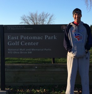 After a "cool down" jog around the Haynes Point golf course, Herndon injury lawyer Doug Landau was all smiles at the PVTC 5km road race