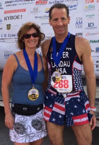 BOTH Landaus won their age groups in the Broward County road races held during the AAJ winter convention