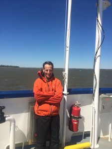 In the "race after the race"  lawyer Landau barely made the ferry to Williamsburg !