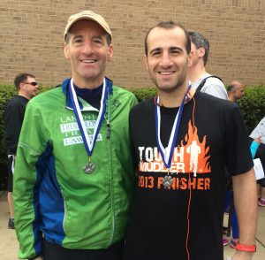 Doug & Zach Landau both finished in the top 10 out of over 300 runners in the Oak Hill 5km., and both won their respective age groups at this Chantilly Highlands Virginia race