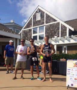 Overall winners of the Bethany Beach, Delaware First Responders DUathlon