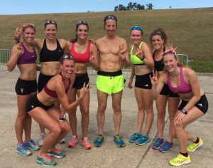 The fit, well-coached & spirited Arizona State University team was all smiles after their "scouting run" 2 days before the NCAA Championships, despite not being certain of the precise running course!