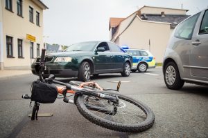 bicyclist hit by car