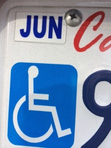 State handicap license plates on your car do not entitle an individual to Social Security Disability benefits