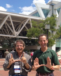 'Canes David Singer & Doug Landau show "the U" at the American Association for Justice annual convention