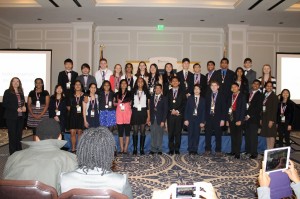 Rachel Carson Middle School students won the Virginia State Championships of the We the People Competition.