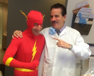 Doug "The Flash" Landau & Dr. Gary Greenspan, DDS, of Fair Oaks Virginia agree that getting good results as quickly as possible, is important for mental, physical and dental health !