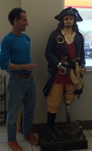 Just as with this pirate statue, multiple ailments can combine to win a Social Security case, notes Leesburg area disability lawyer Doug Landau