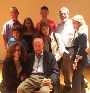 Bernie Cohen and his family after the showing of the documentary about his landmark civil rights case Loving vs. Virginia