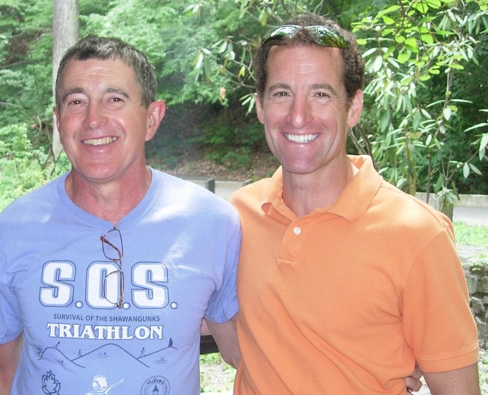 Dr. Allen Delaney of Commonwealh Orthopedics and Doug Landau
