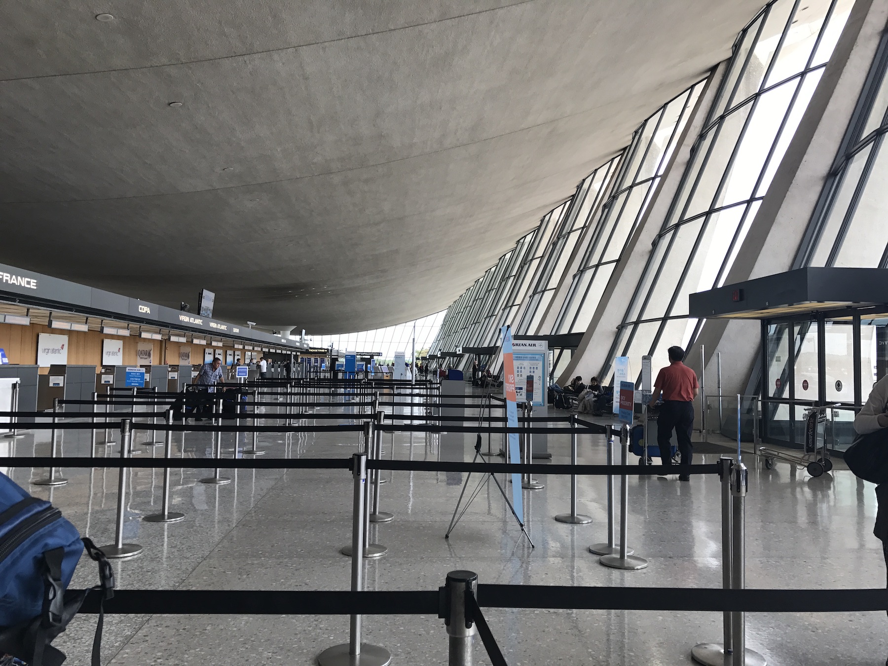 Check In at Dulles International Airport