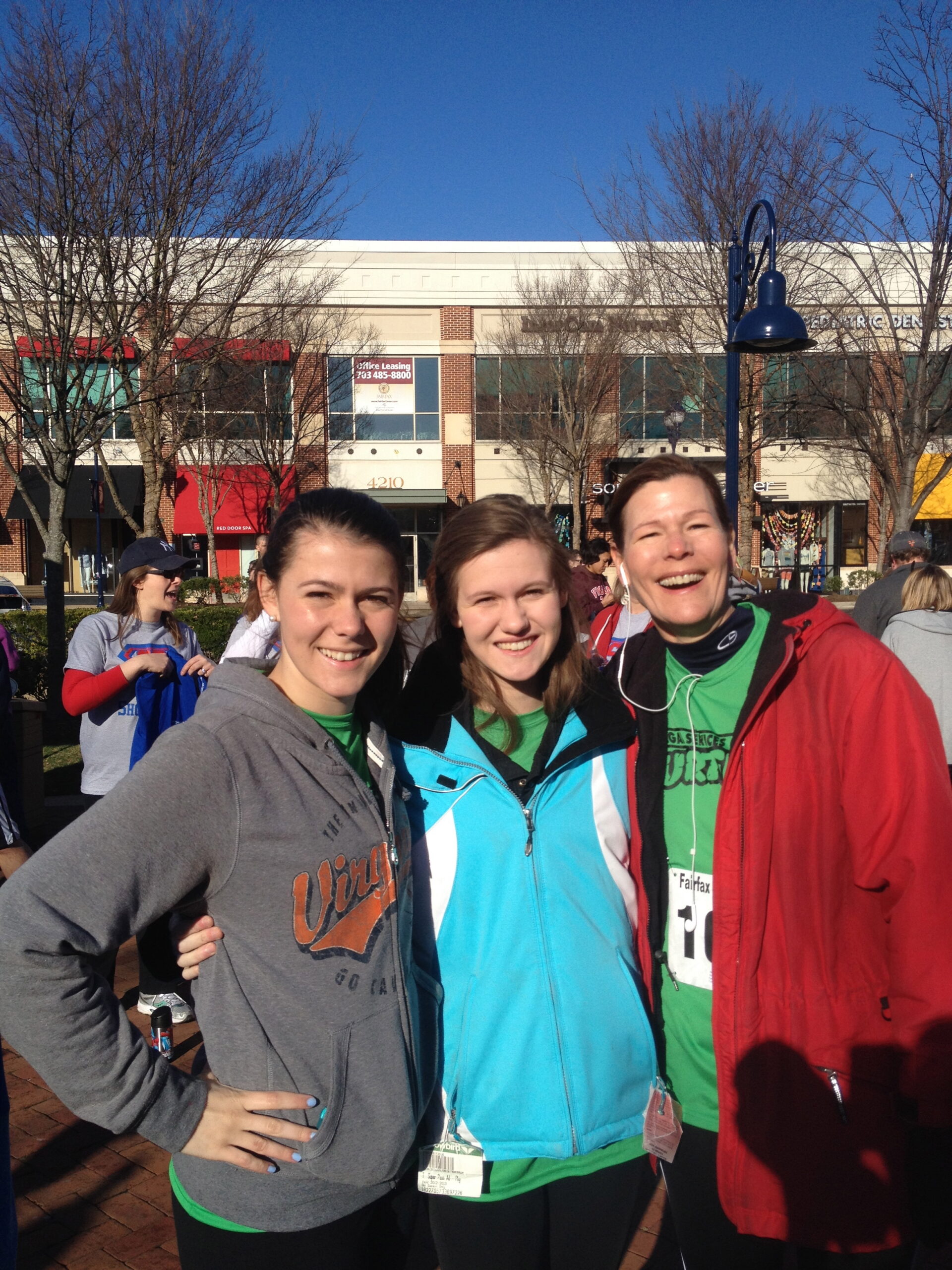 A Stoney trio is all smiles at the Fairfax Law Foundation's "Run for Justice" where they raced for the Blankenship & Keith team A Stoney trio is all smiles at the Fairfax Law Foundation's "Run for Justice" where they raced for the Blankenship & Keith team
