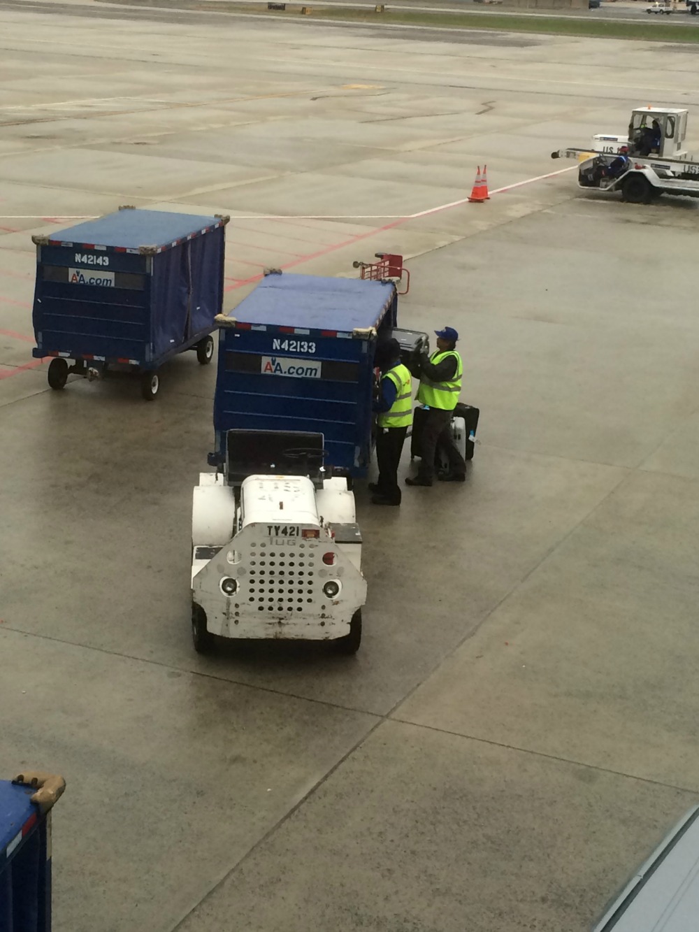 airline personnel on AOA