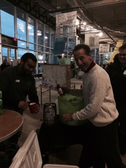 Beer (and root beer) were on tap and being served by our friends at Green Lizard Cycling!